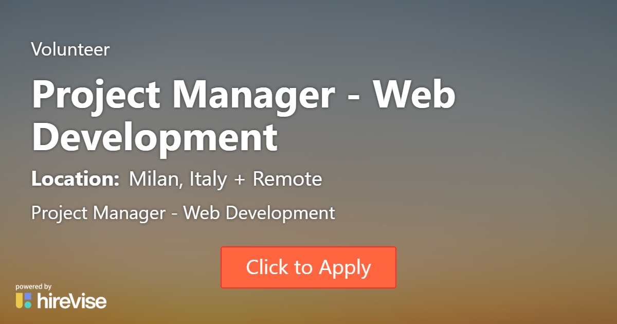 web content project manager